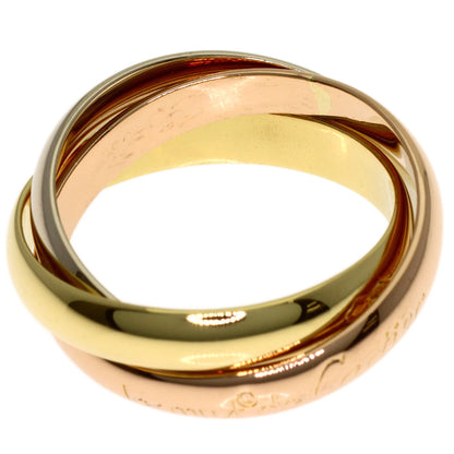 CARTIER Trinity Ring K18 Yellow Gold K18 White GoldLadies [Used]
