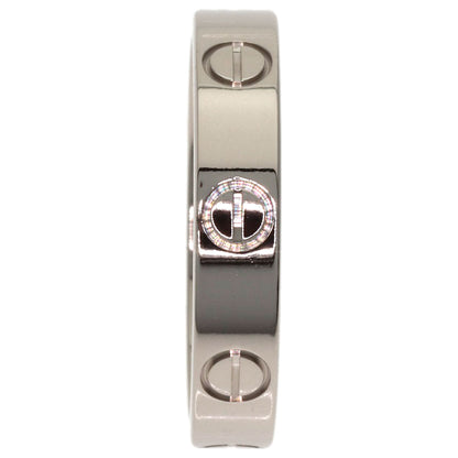 CARTIER Mini love ring #50 Ring K18 White Gold Ladies [Used]