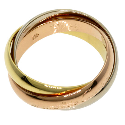 CARTIER Trinity #49 Ring K18 Yellow Gold 18K Pink GoldLadies [Used]