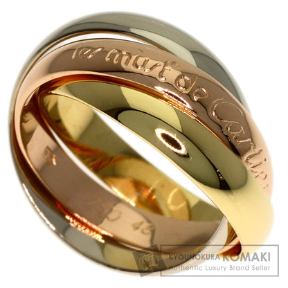 CARTIER Trinity #48 Ring K18 Yellow Gold K18 White GoldLadies [Used]