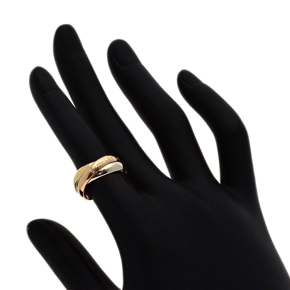 CARTIER Trinity #48 Ring K18 Yellow Gold K18 White GoldLadies [Used]