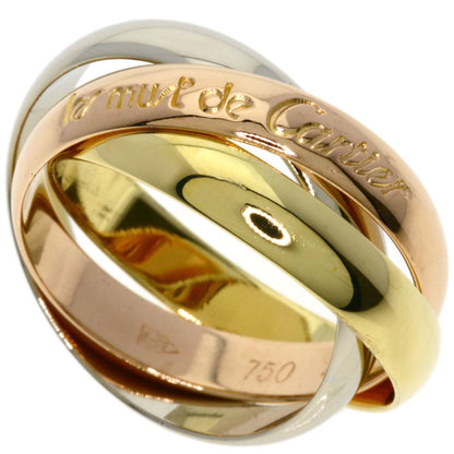 CARTIER Trinity #49 Ring K18 Yellow Gold 18K Pink GoldLadies [Used]