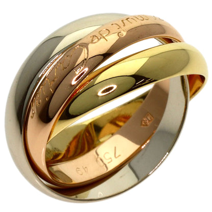 CARTIER Trinity #49 Ring K18 Yellow Gold K18 White GoldLadies [Used]