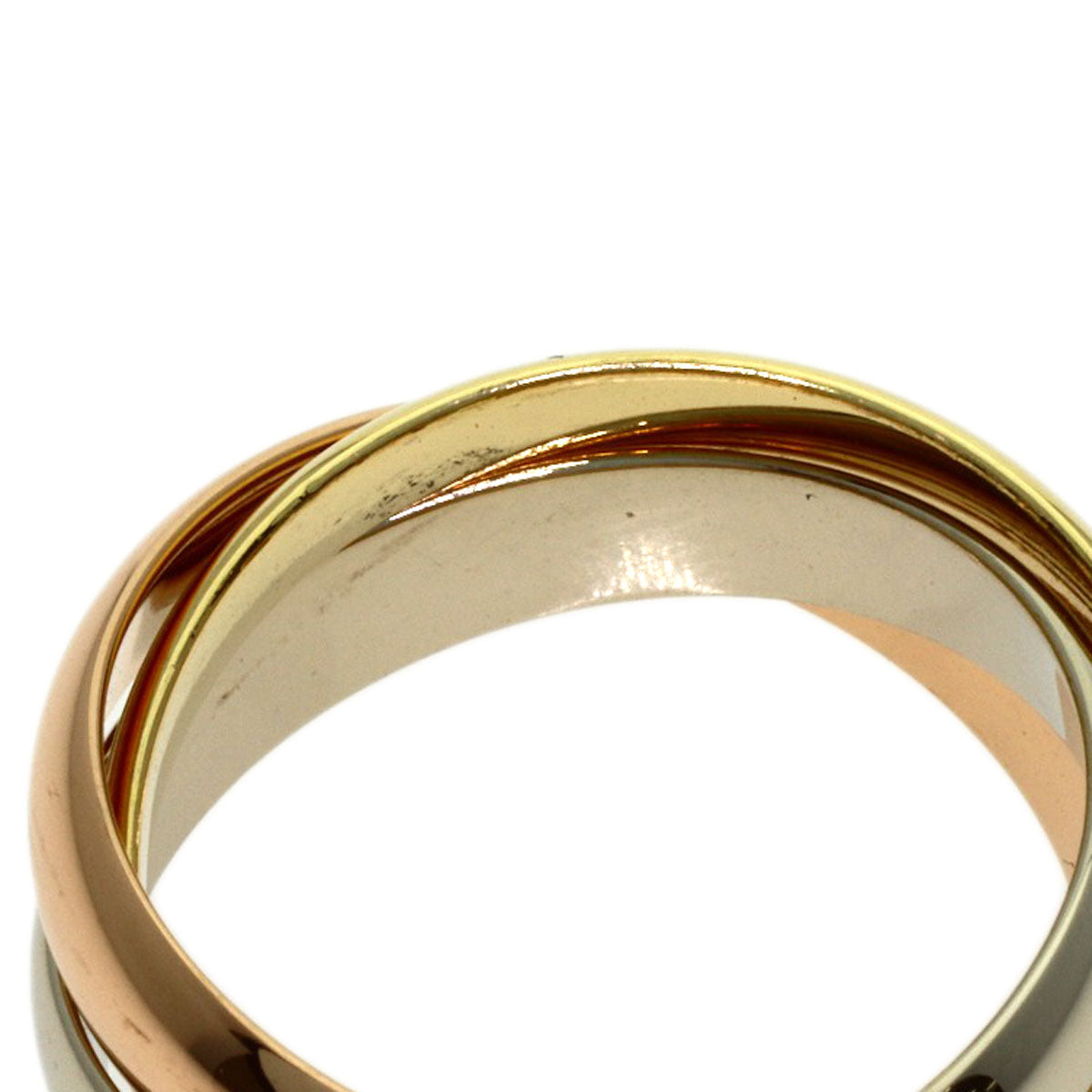 CARTIER Trinity #49 Ring K18 Yellow Gold K18 White GoldLadies [Used]