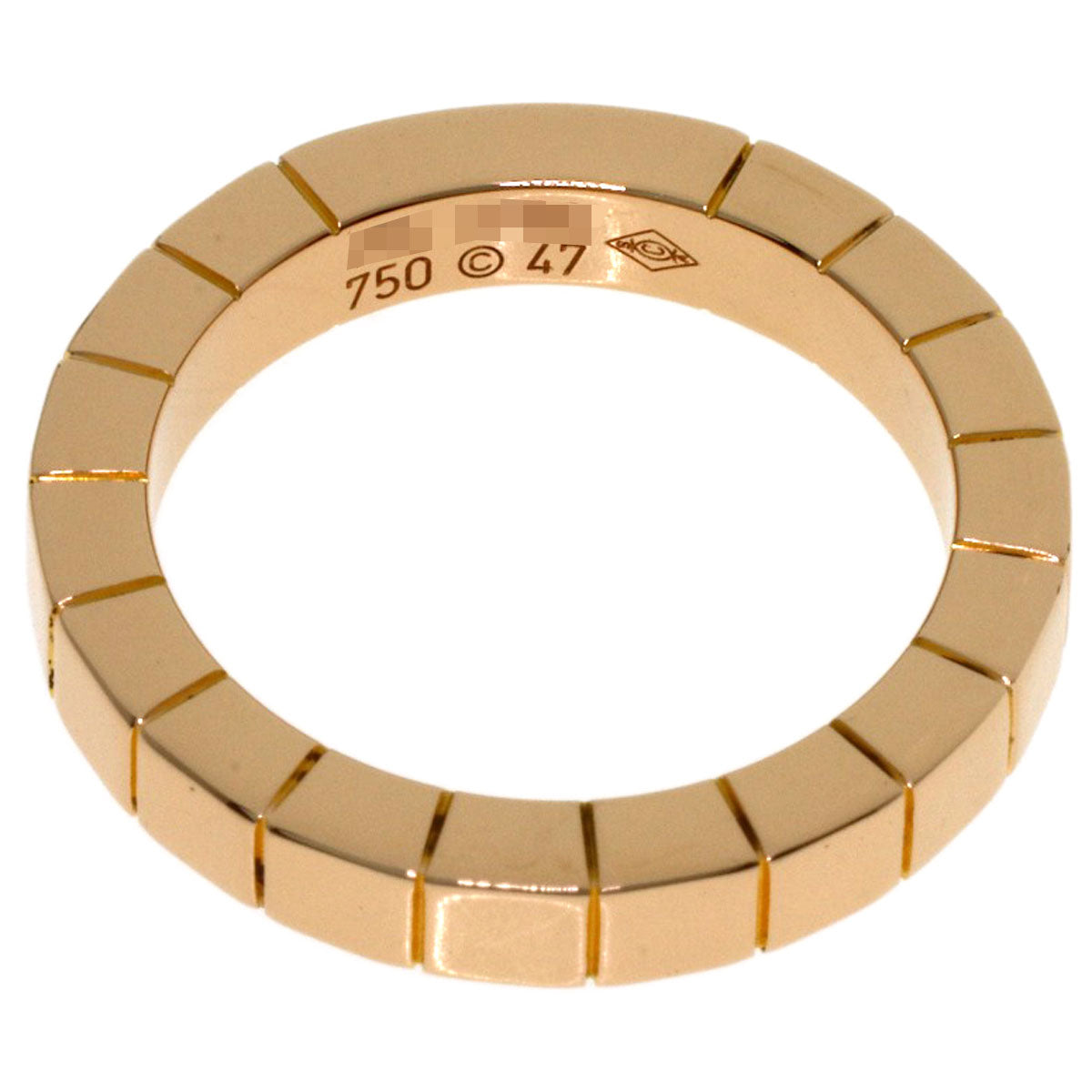 CARTIER Lanier # 47 Ring K18 Pink Gold Ladies [Used]