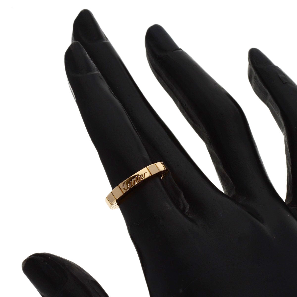 CARTIER Lanier # 47 Ring K18 Pink Gold Ladies [Used]