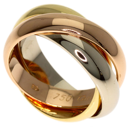 CARTIER Trinity MM #48 Ring K18 Yellow Gold K18 White GoldLadies [Used]