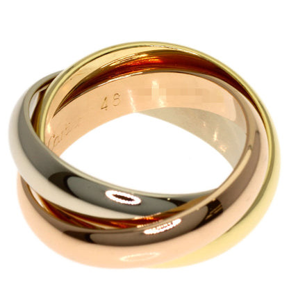 CARTIER Trinity MM #48 Ring K18 Yellow Gold K18 White GoldLadies [Used]