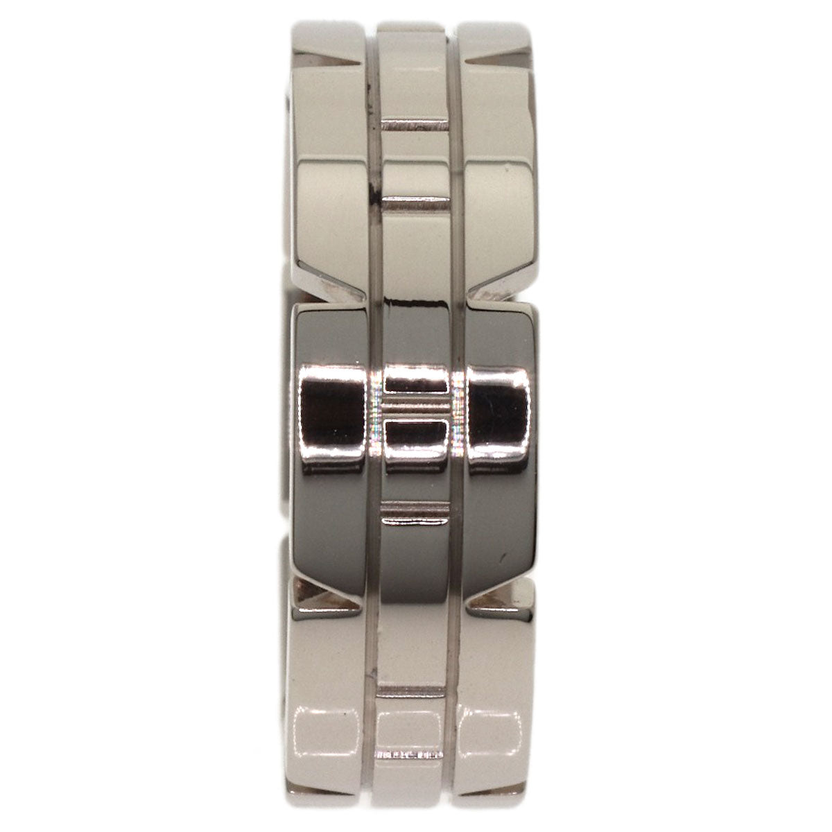 CARTIER Tank Francaise # 50 Ring K18 White Gold Ladies [Used]