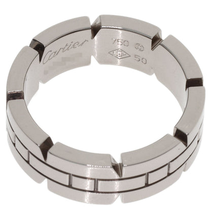 CARTIER Tank Francaise # 50 Ring K18 White Gold Ladies [Used]