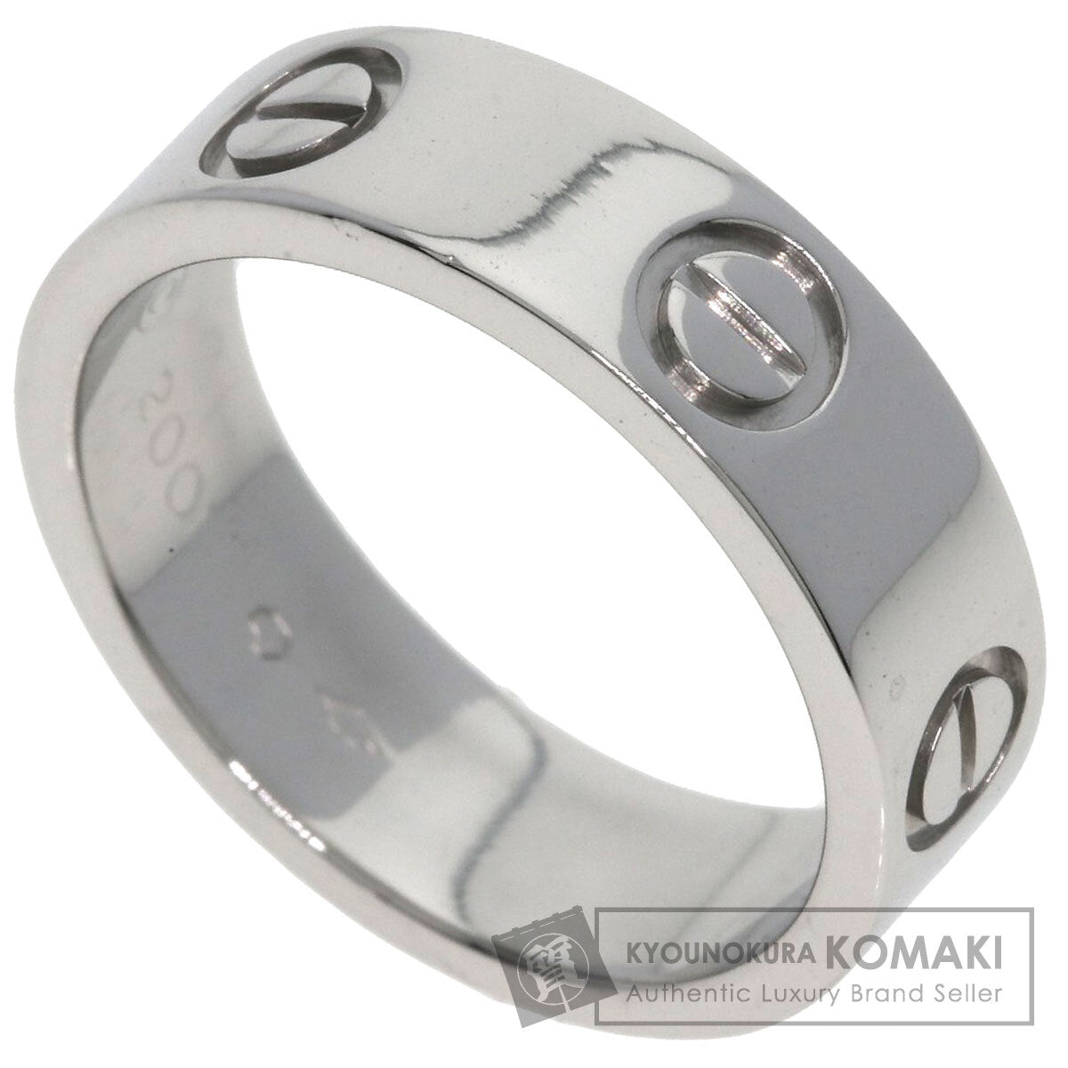 CARTIER love ring #51 Ring Platinum PT950 Ladies [Used]