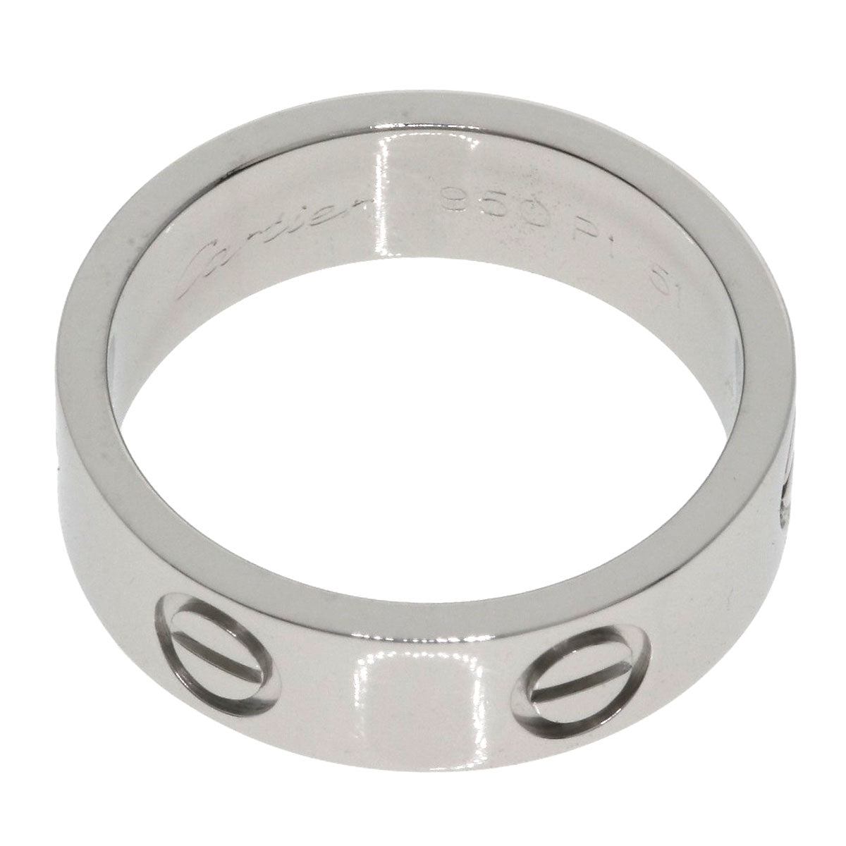 CARTIER love ring #51 Ring Platinum PT950 Ladies [Used]