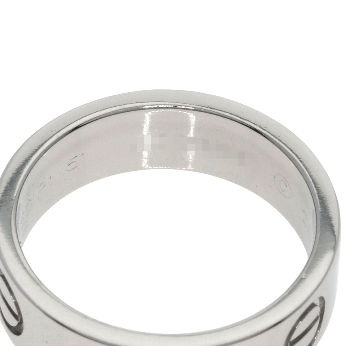 CARTIER love ring #51 Ring Platinum PT950 Ladies [Used]