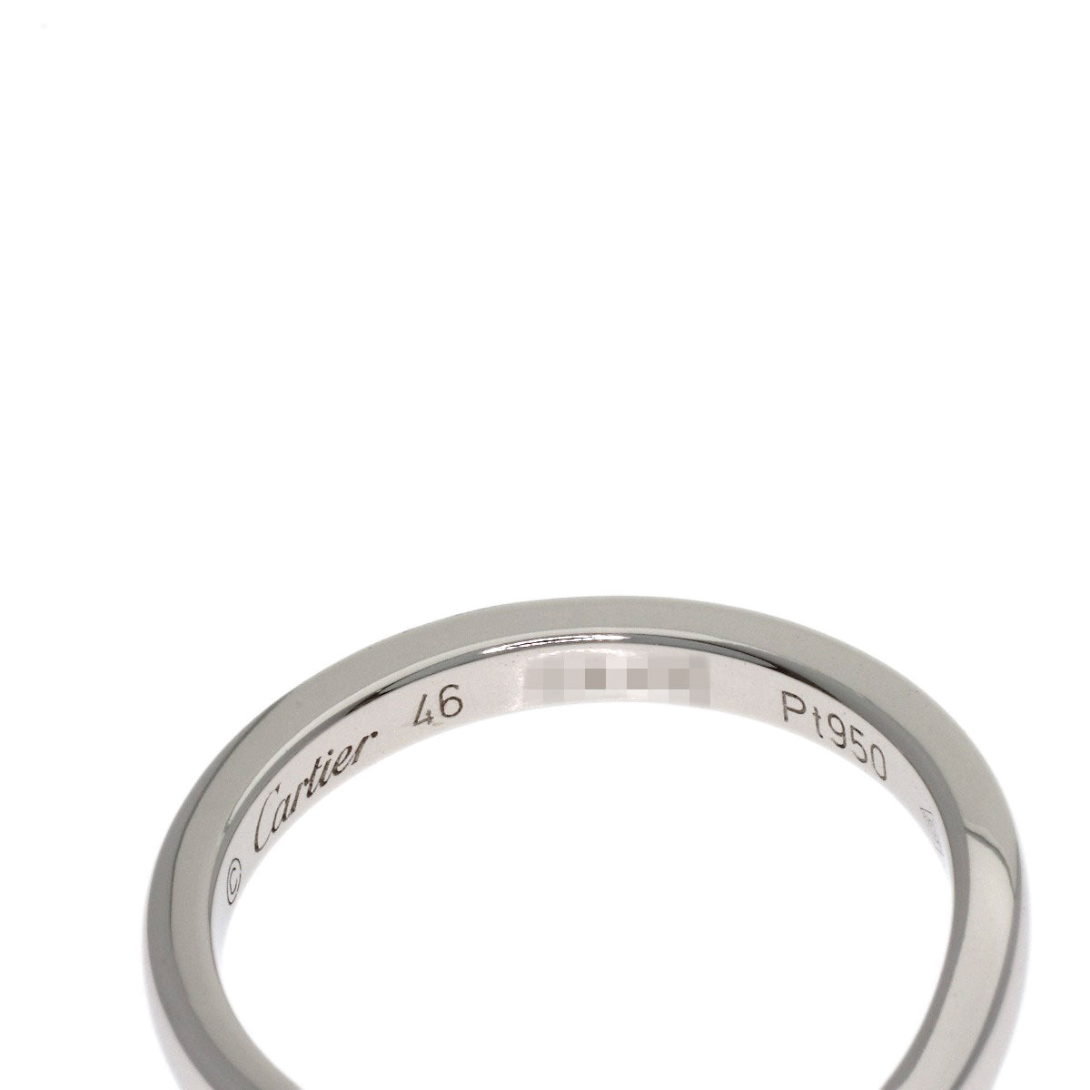 CARTIER Ballerina Curve 3P Diamond #46 Ring Platinum PT950 Ladies [Used]
