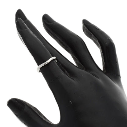 CARTIER Ballerina Curve 3P Diamond #46 Ring Platinum PT950 Ladies [Used]