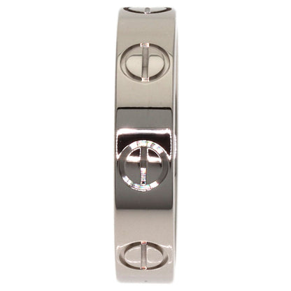 CARTIER Mini love ring #45 Ring K18 White Gold Ladies [Used]