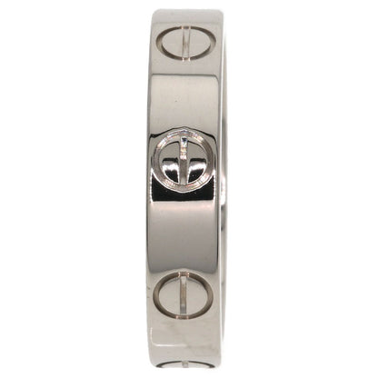 CARTIER Mini love ring # 47 Ring K18 White Gold Ladies [Used]