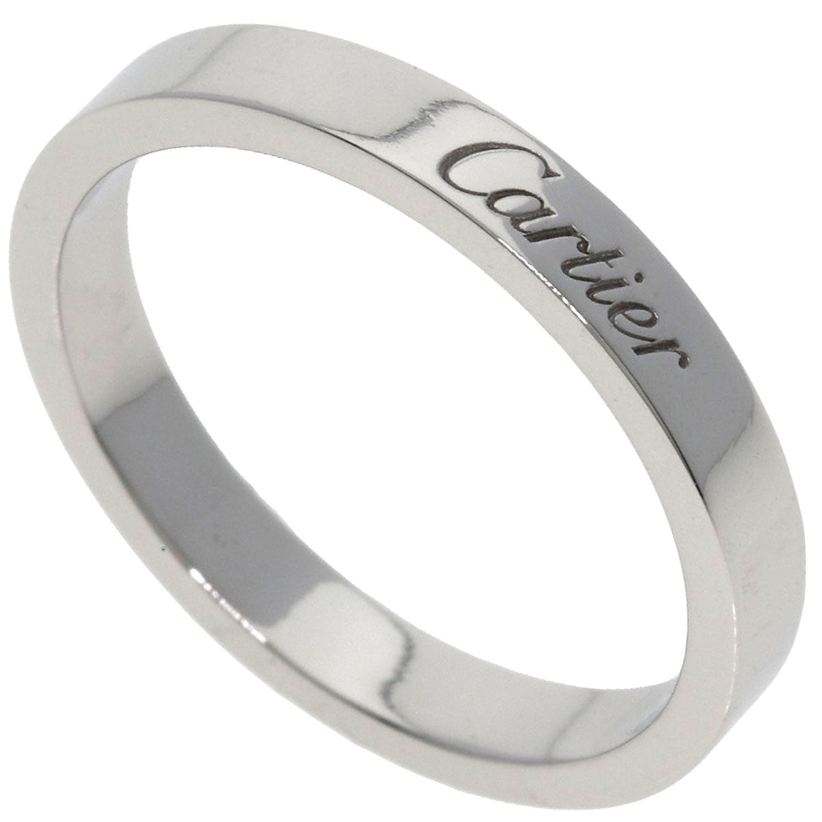 CARTIER C de Cartier Wedding #56 Ring Platinum PT950 Ladies [Used]
