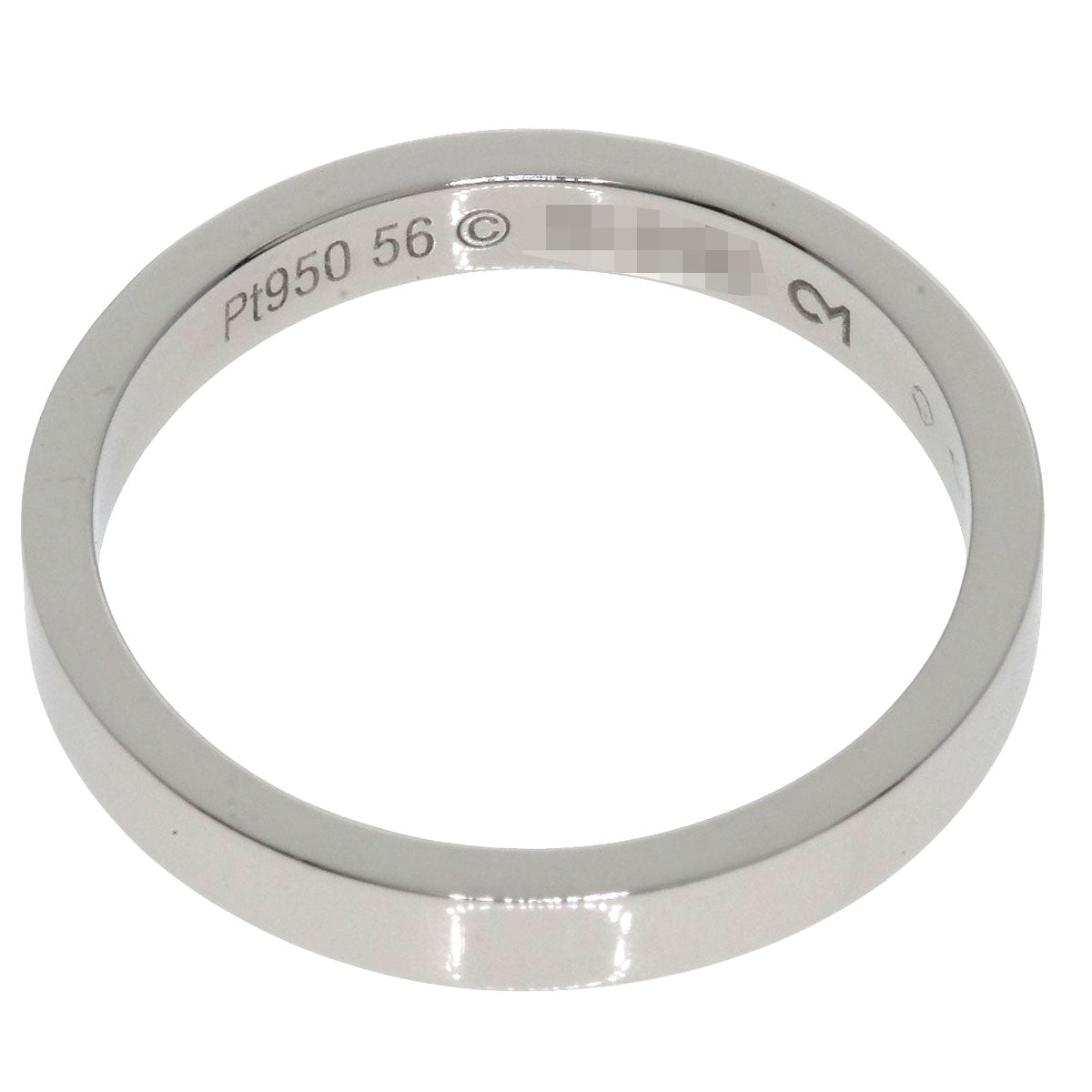 CARTIER C de Cartier Wedding #56 Ring Platinum PT950 Ladies [Used]