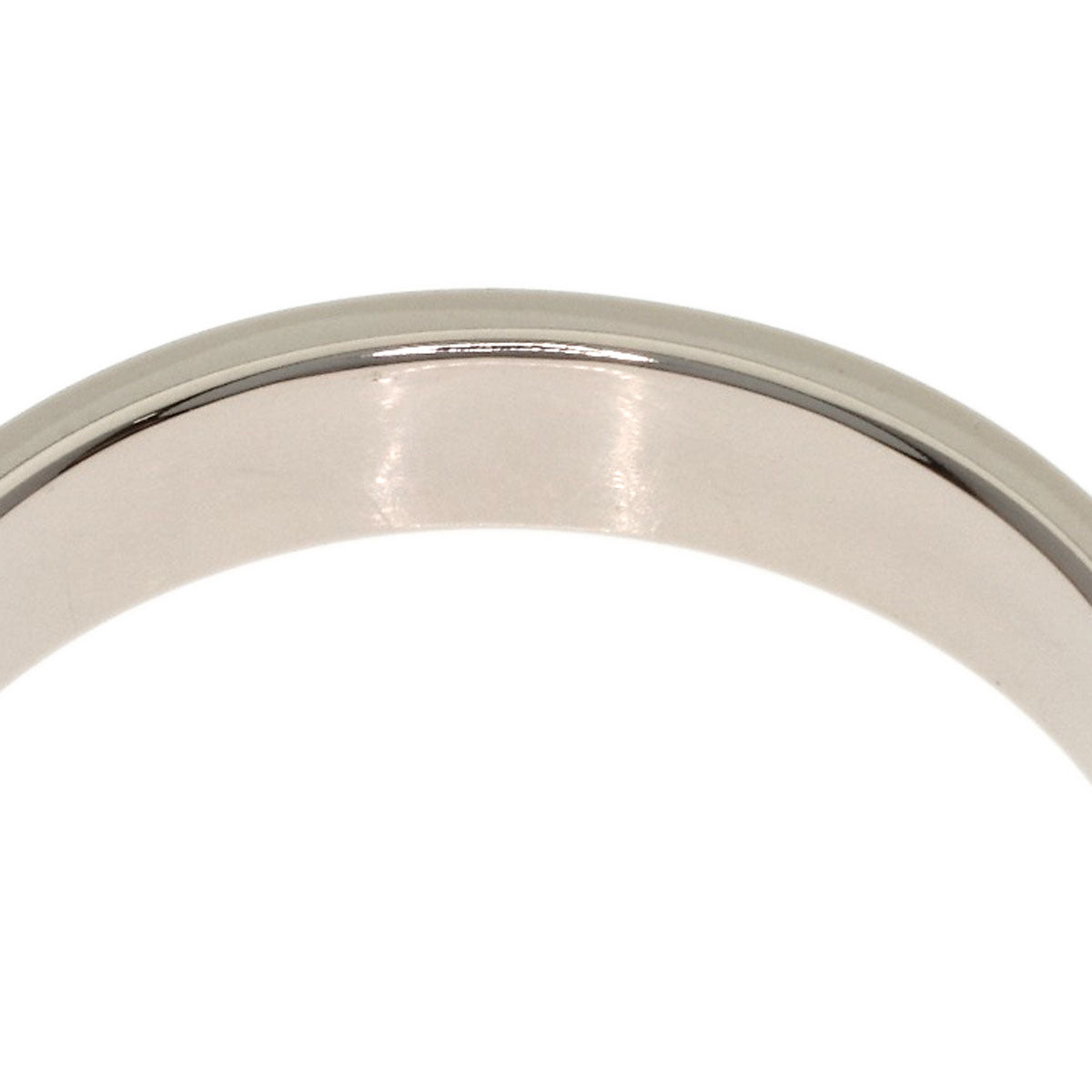 CARTIER Mini love ring #53 Ring K18 White Gold Ladies [Used]