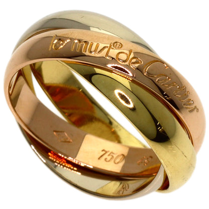 CARTIER Trinity #48 Ring K18 Yellow Gold K18 White GoldLadies [Used]