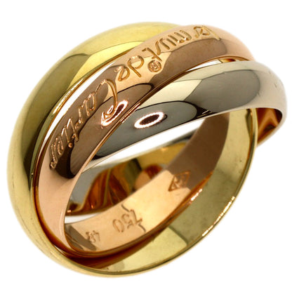 CARTIER Trinity #48 Ring K18 Yellow Gold K18 White GoldLadies [Used]