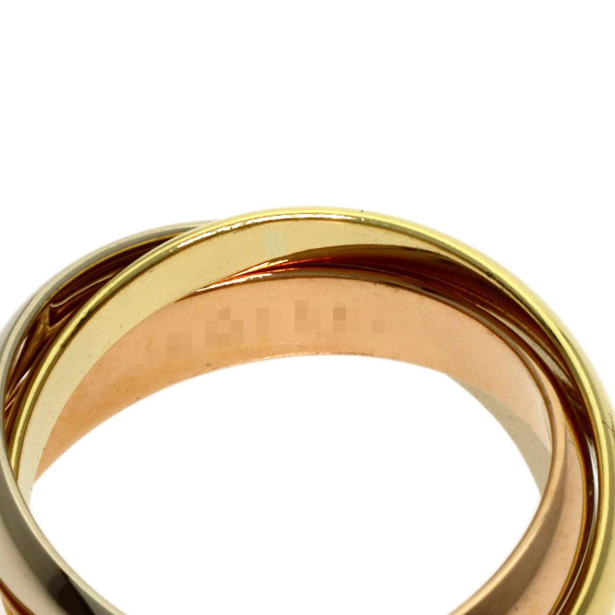 CARTIER Trinity #48 Ring K18 Yellow Gold K18 White GoldLadies [Used]