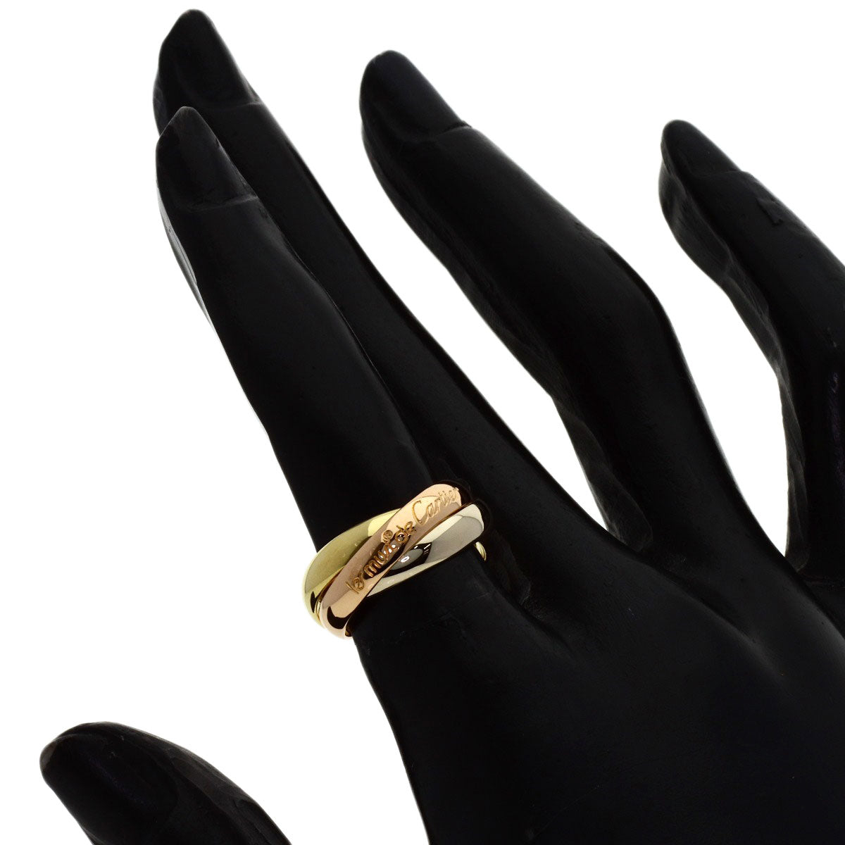 CARTIER Trinity #48 Ring K18 Yellow Gold K18 White GoldLadies [Used]