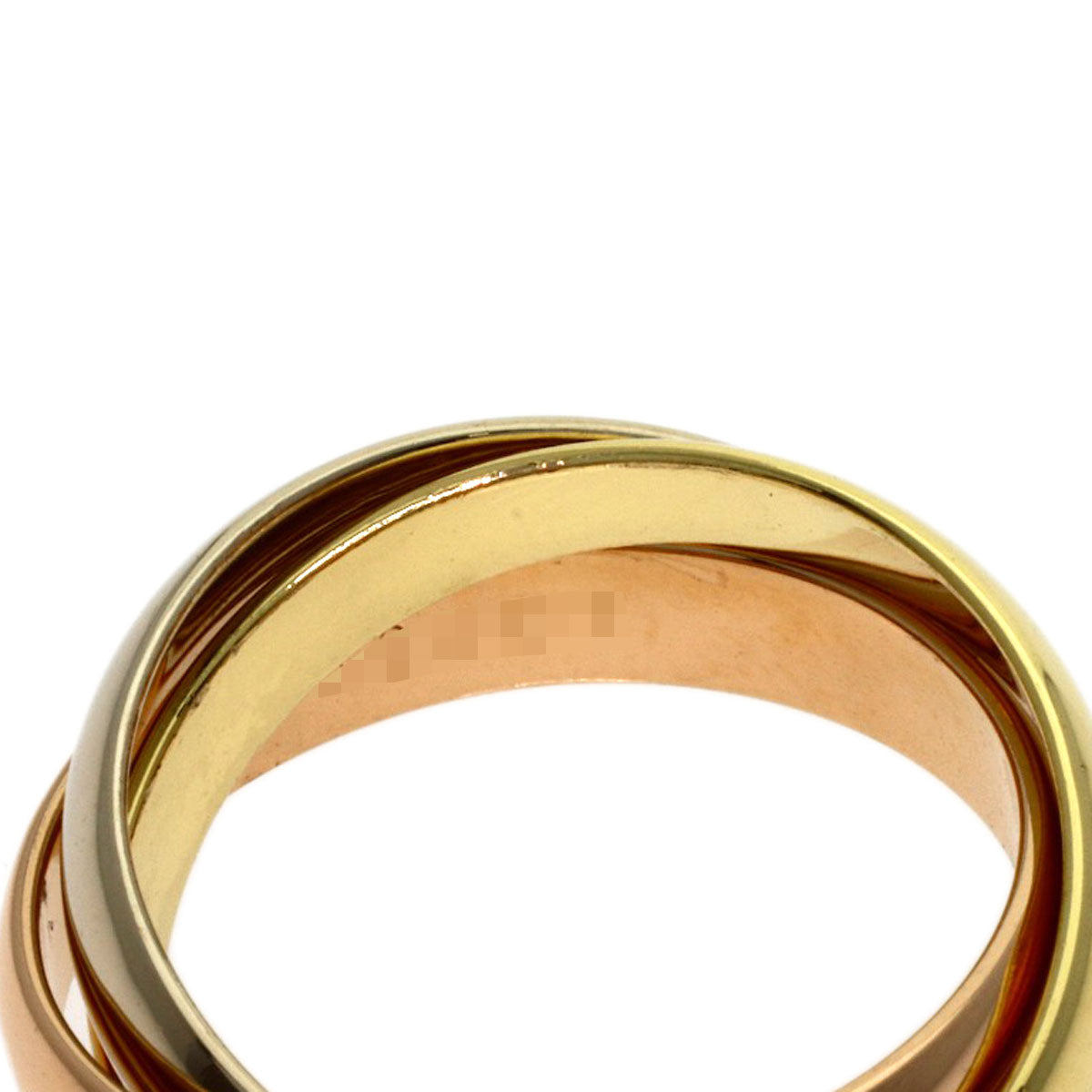 CARTIER Trinity #48 Ring K18 Yellow Gold K18 White GoldLadies [Used]
