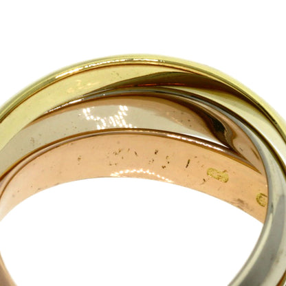CARTIER Trinity#52 Ring K18 Yellow Gold 18K Pink GoldLadies [Used]