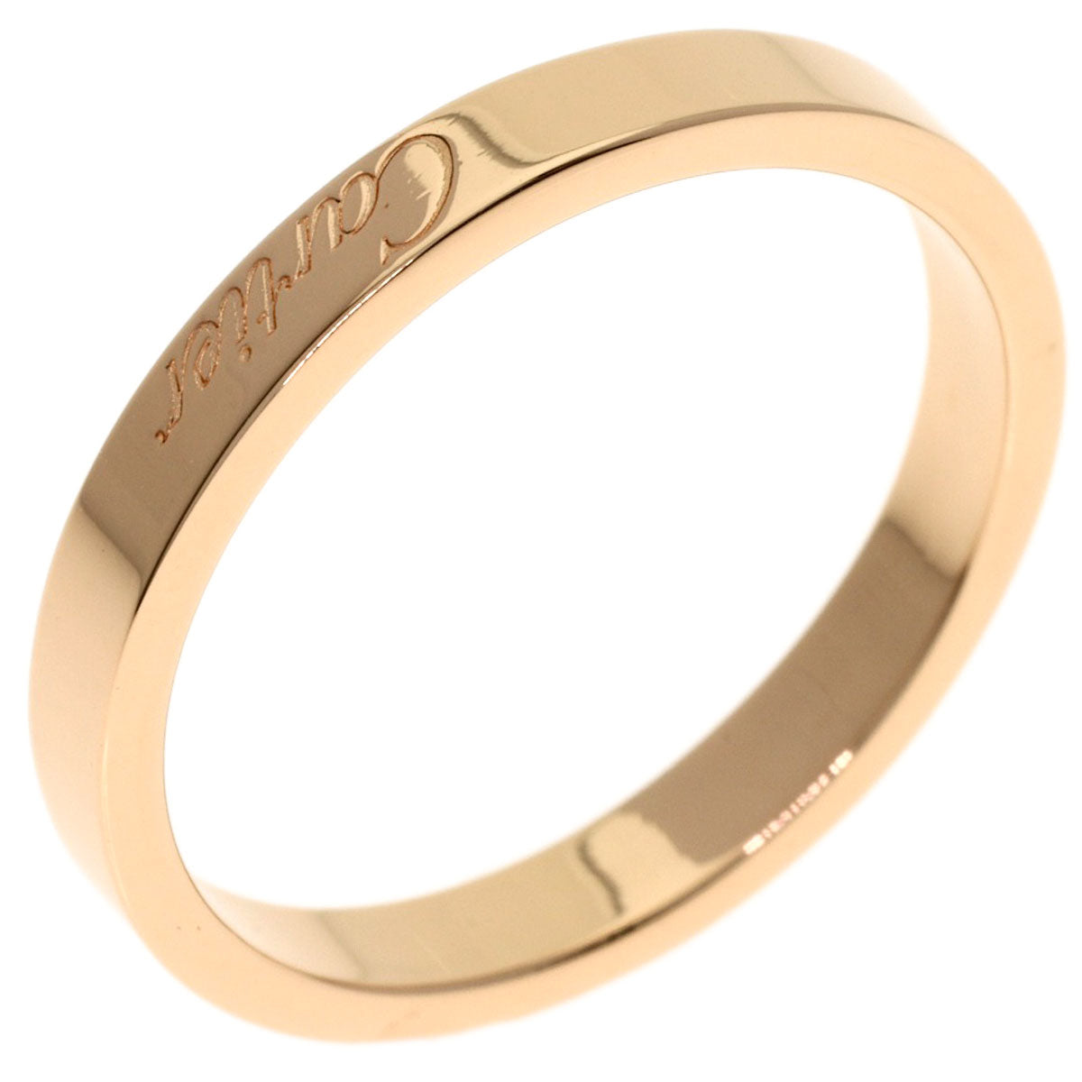 CARTIER Cartier C de Cartier #59 Ring K18 Pink Gold Ladies [Used]