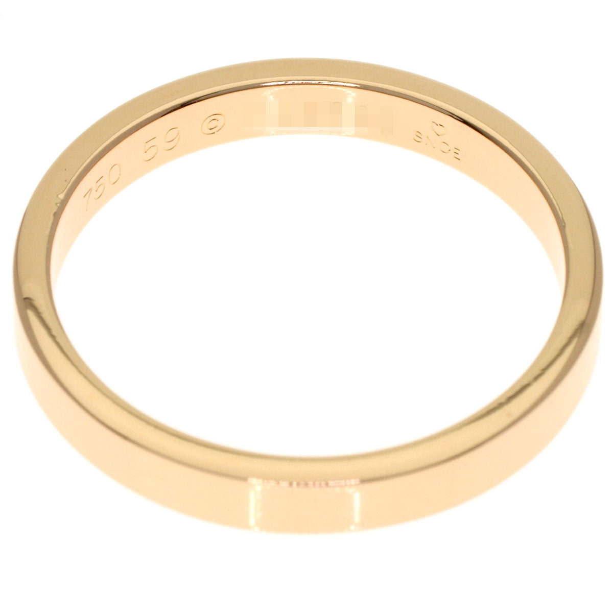 CARTIER Cartier C de Cartier #59 Ring K18 Pink Gold Ladies [Used]