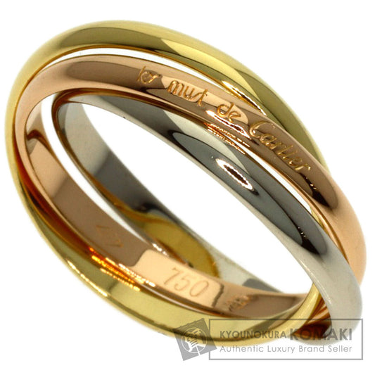 CARTIER Trinity XS #49 Ring K18 Yellow Gold K18 White GoldLadies [Used]