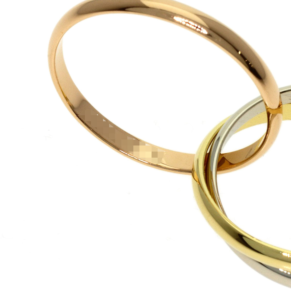 CARTIER Trinity XS #49 Ring K18 Yellow Gold K18 White GoldLadies [Used]