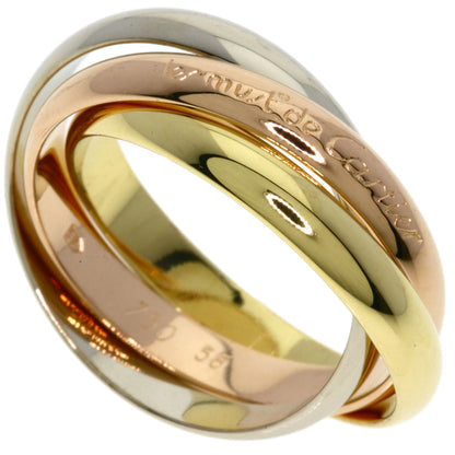 CARTIER Trinity #58 Ring K18 Yellow Gold 18K Pink GoldLadies [Used]