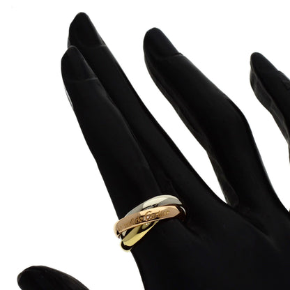 CARTIER Trinity #50 Ring K18 Yellow Gold K18 White GoldLadies [Used]