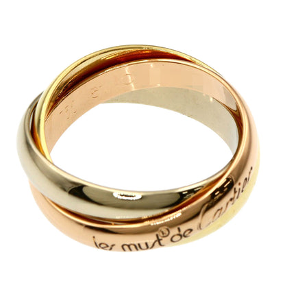 CARTIER Trinity #51 Ring K18 Yellow Gold 18K Pink GoldLadies [Used]