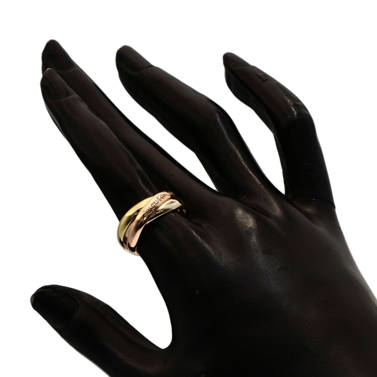 CARTIER Trinity #51 Ring K18 Yellow Gold 18K Pink GoldLadies [Used]