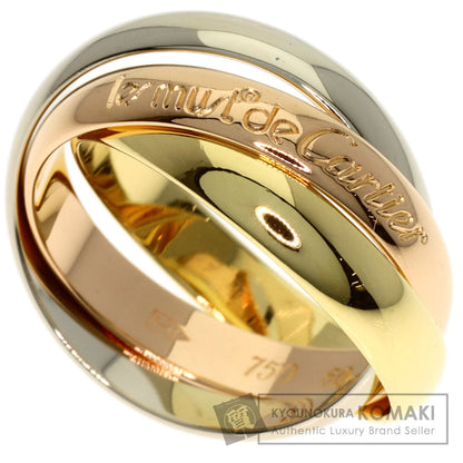 CARTIER Trinity #50 Ring K18 Yellow Gold 18K Pink GoldLadies [Used]