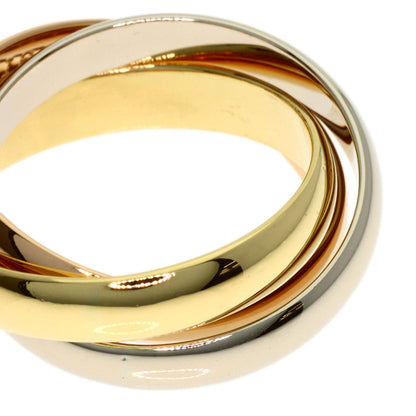 CARTIER Trinity #50 Ring K18 Yellow Gold 18K Pink GoldLadies [Used]