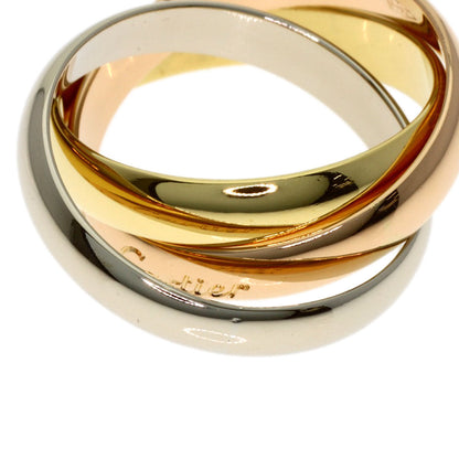 CARTIER Trinity #50 Ring K18 Yellow Gold 18K Pink GoldLadies [Used]