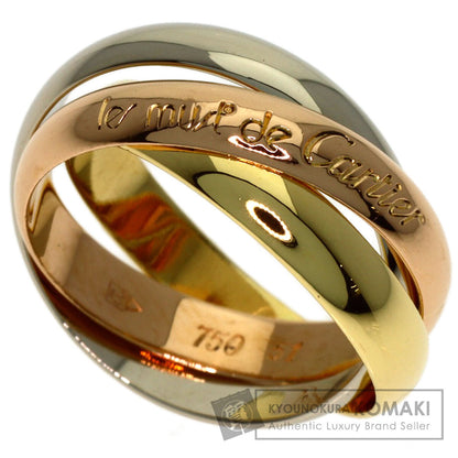 CARTIER Trinity #51 Ring K18 Yellow Gold K18 White GoldLadies [Used]