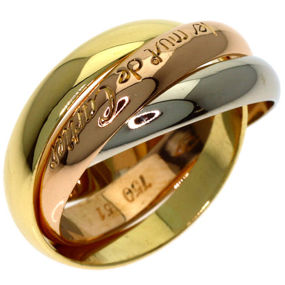 CARTIER Trinity #51 Ring K18 Yellow Gold K18 White GoldLadies [Used]