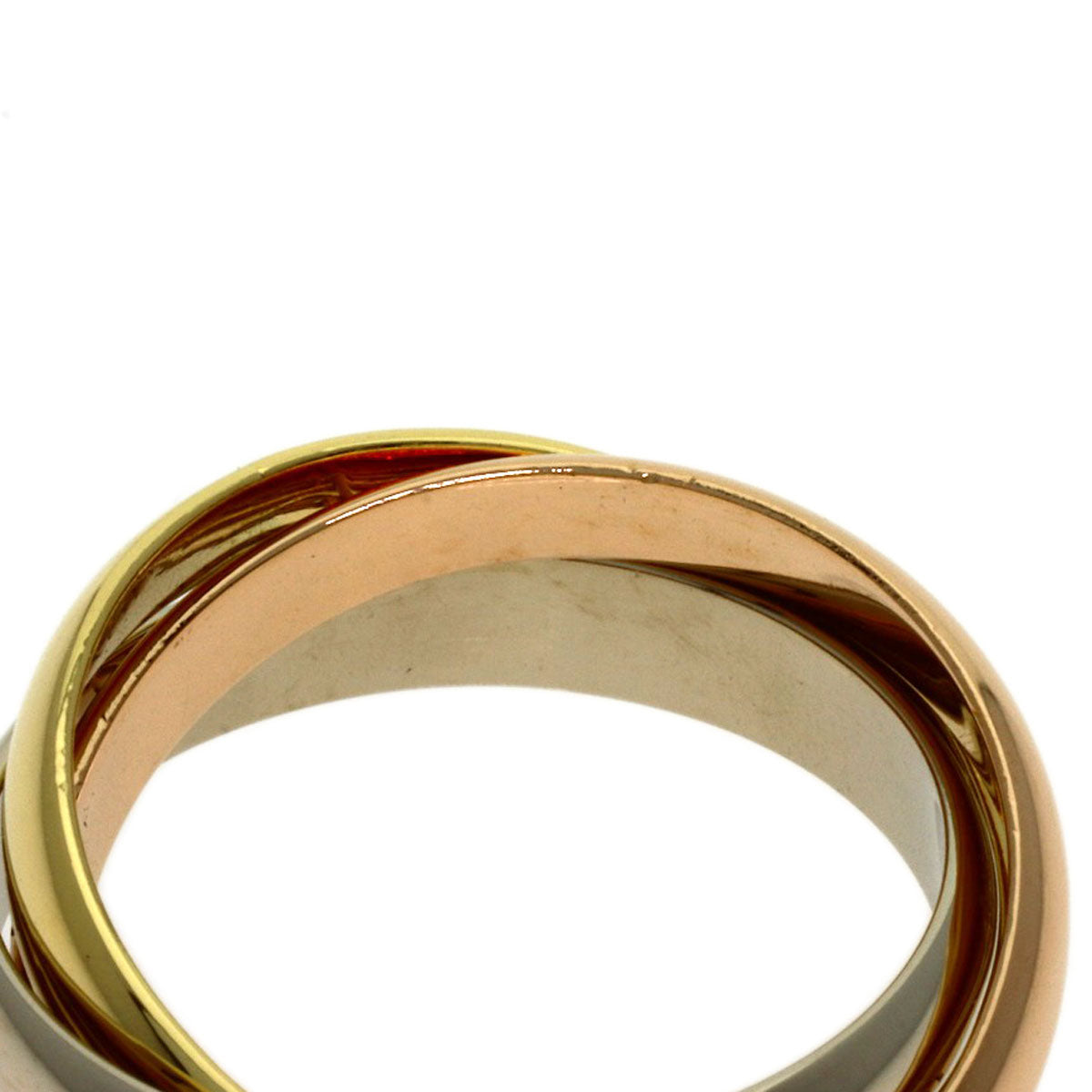 CARTIER Trinity #51 Ring K18 Yellow Gold K18 White GoldLadies [Used]