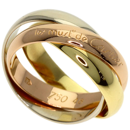 CARTIER Trinity #48 Ring K18 Yellow Gold K18 White GoldLadies [Used]