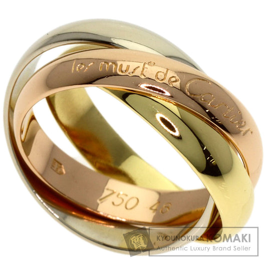 CARTIER Trinity #48 Ring K18 Yellow Gold K18 White GoldLadies [Used]