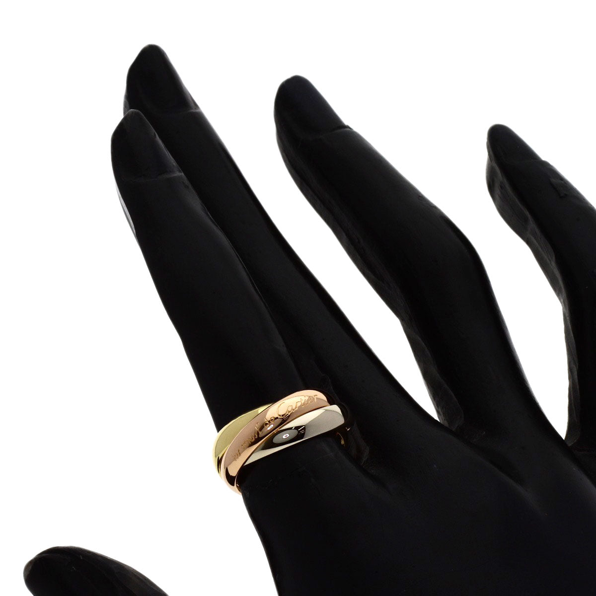 CARTIER Trinity #48 Ring K18 Yellow Gold K18 White GoldLadies [Used]