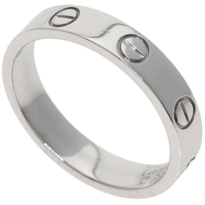 CARTIER Mini love ring # 52 Ring Platinum PT950 Ladies [Used]