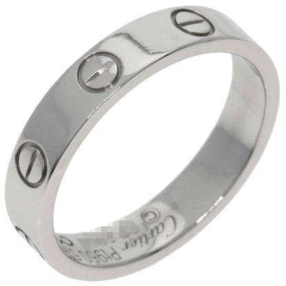 CARTIER Mini love ring # 52 Ring Platinum PT950 Ladies [Used]