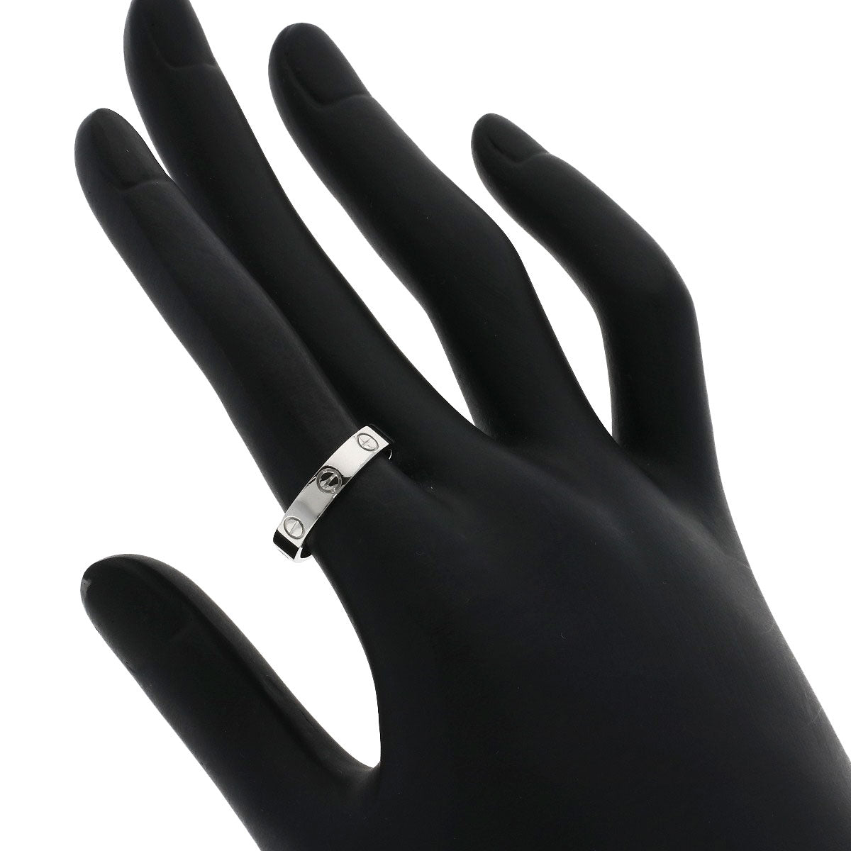 CARTIER Mini love ring # 52 Ring Platinum PT950 Ladies [Used]